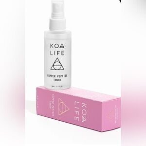 NWT, KOA LIFE, Copper Peptide Toner, 50ML/ 1.7 FL.OZ., Vegan, Cruelty Free